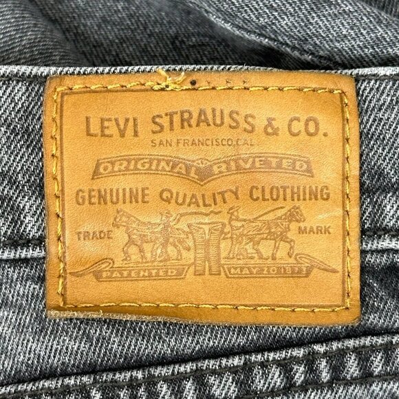Levi's Icon Fit High Rise Premium Denim Washed Black - Picture 9 of 13
